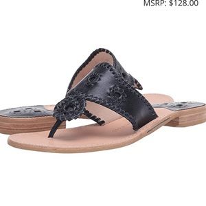 BLACK JACK ROGERS HAMPTONS SANDALS